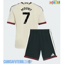 Camisa de time de futebol Manchester United Mason Mount #7 Replicas 3º Equipamento Infantil 2026-27 Manga Curta (+ Calças curtas)